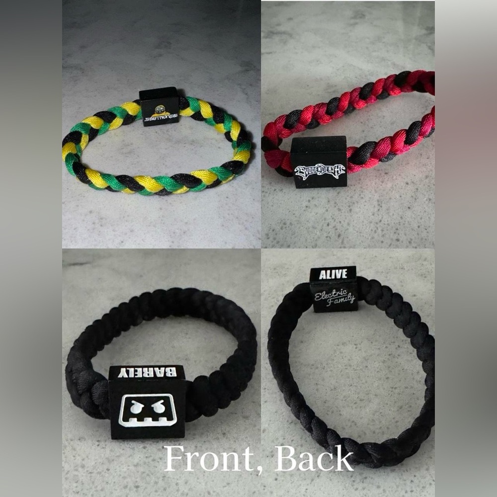 Five (5) Electric Family Rave EDM DJ Raver Festival Bracelets
1/$8 or 5/$25